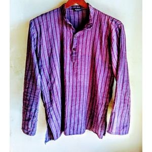 NOMADS - Ethnic Long Sleeve Shirt - 100% Cotton